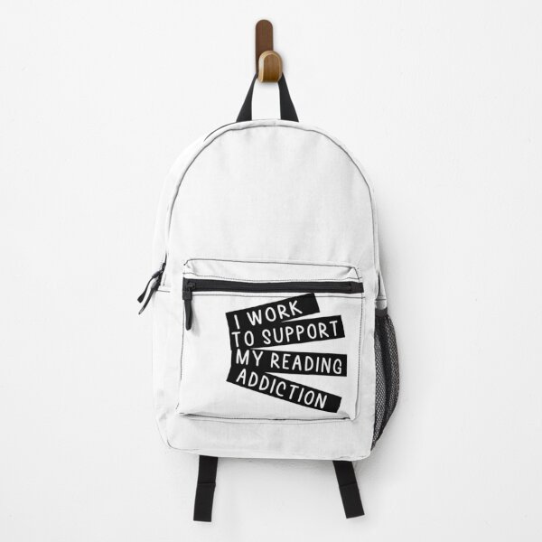 Item preview, I Work To Support My Reading Addiction designed and sold by Heddar Badreddine.