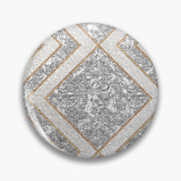 Item preview, Art Deco Pattern With Crushed Glass, Glittery Silver Foil and Gold designed and sold by Octavia Soldani.