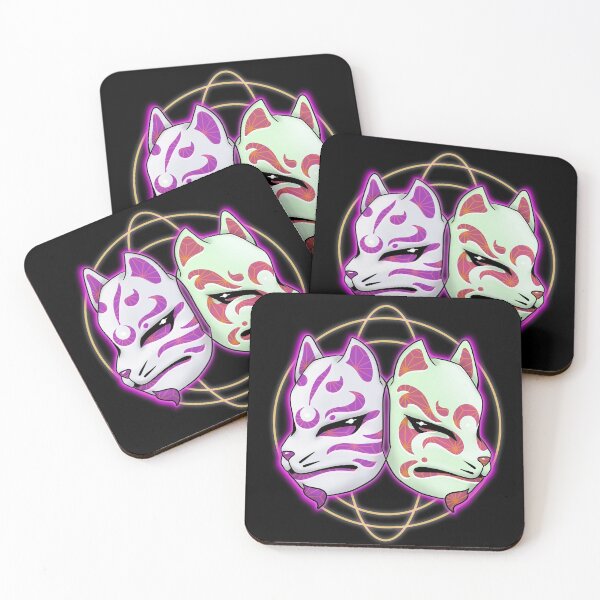 Item preview, Kitsune masks designed and sold by kalumotion.