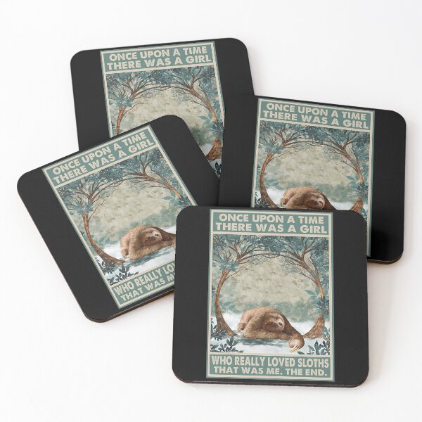 Item preview, Once Upon A Time There Was A Girl Who Really Loved Sloths designed and sold by KellenCowleyArt.