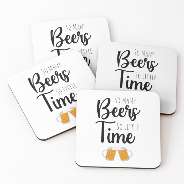 Item preview, So Many Beers So Little Time designed and sold by PinkPandaPress.