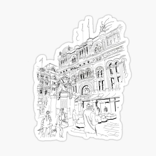 "Queen Victoria Building in Sydney" Sticker for Sale by Arkneer Redbubble