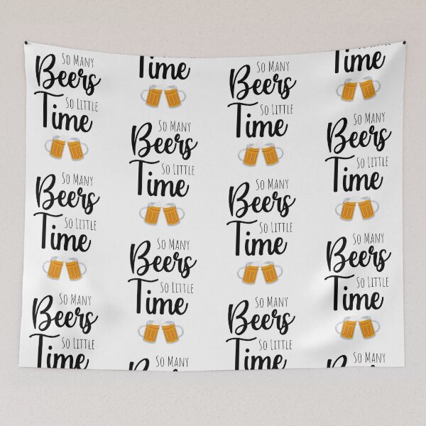 Item preview, So Many Beers So Little Time designed and sold by PinkPandaPress.