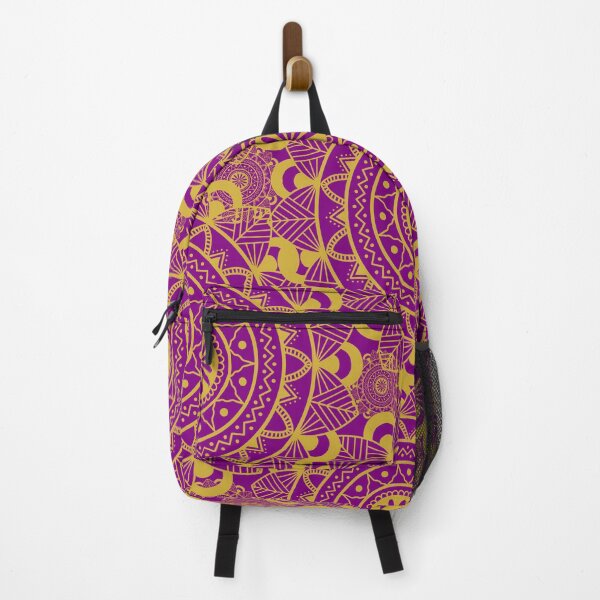 Item preview, Gold and purple mandala geometric design designed and sold by Shir-designs.