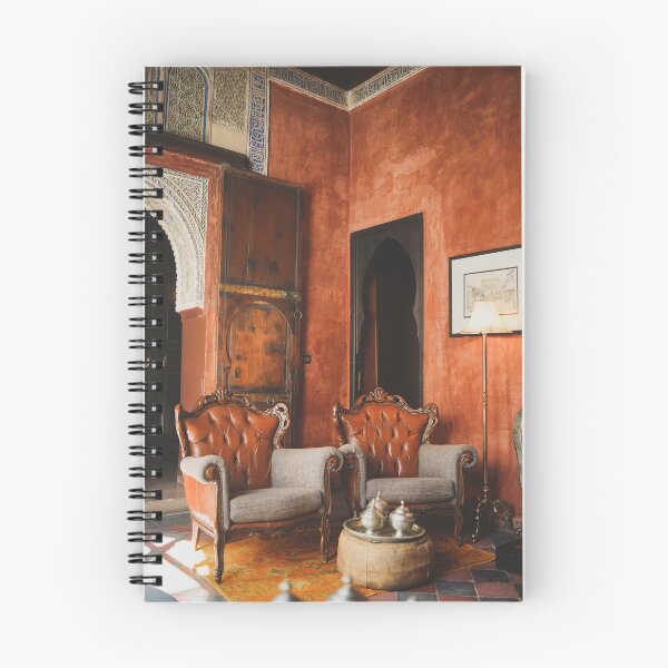 Item preview, Vintage earth tones Riad in Marrakech morocco designed and sold by Morocco Marrakech Photo Prints.