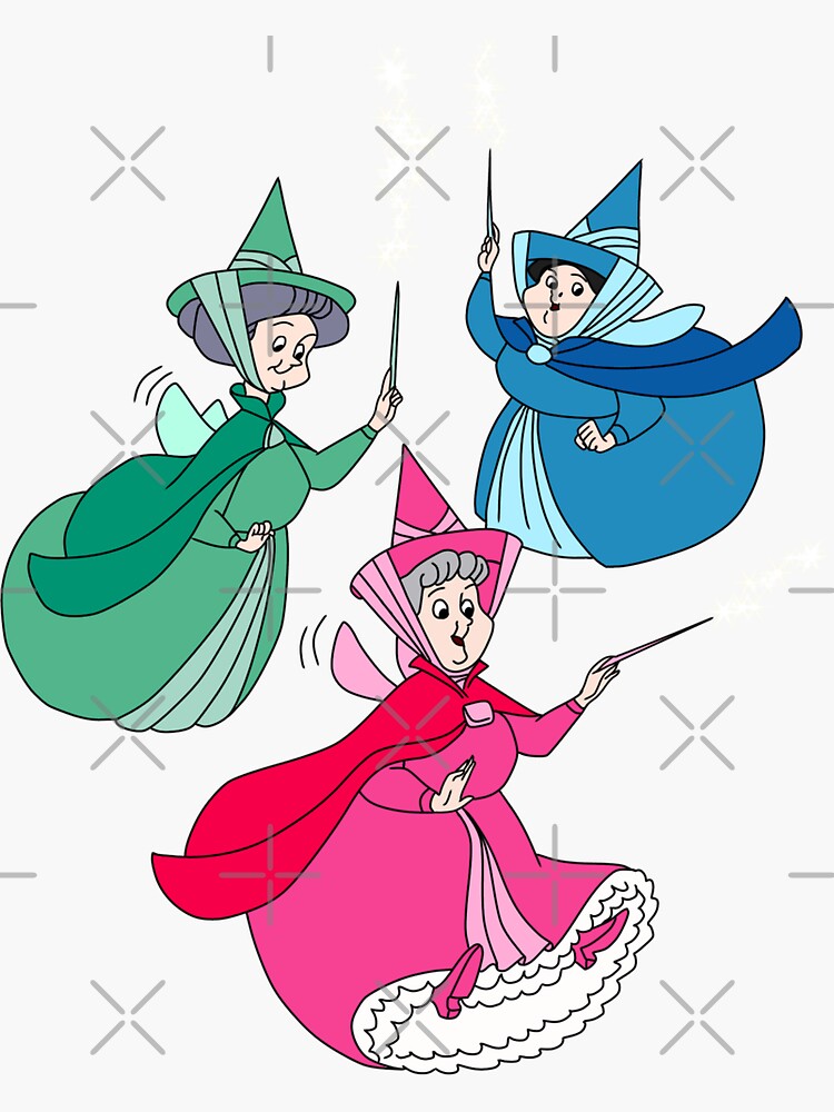 Disney Sleeping Beauty Fairy Godmothers Backpack