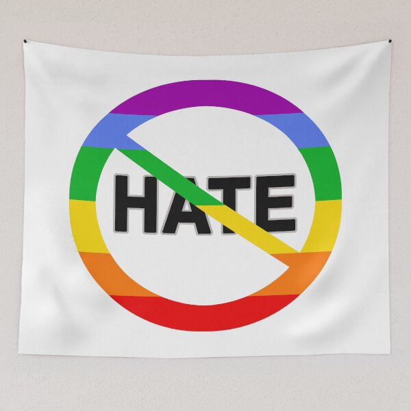 Item preview, No Hate designed and sold by AtheistBecause.