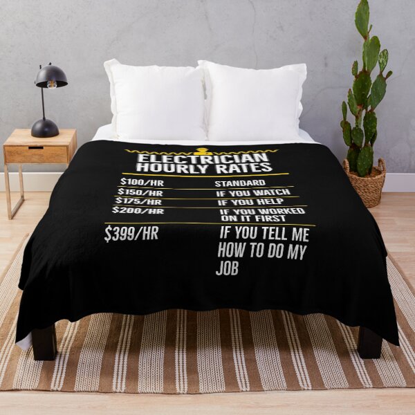 Item preview, Electrician Hourly Rates designed and sold by AwesomeWorld1.