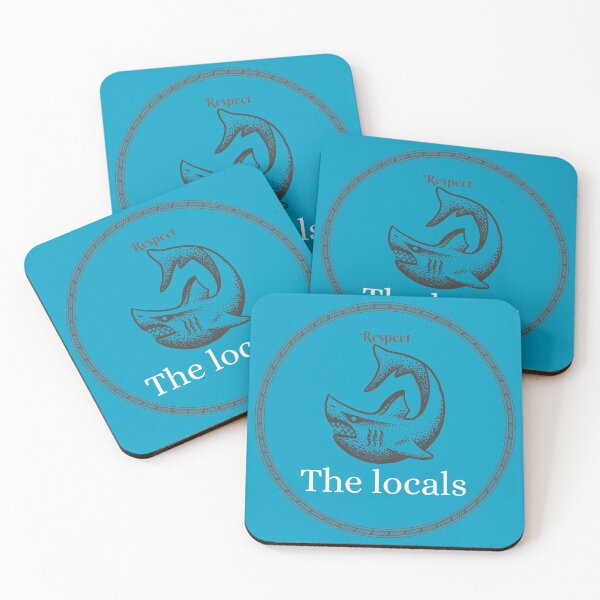 Item preview, Respect the locals vintage shark designed and sold by Pajs.