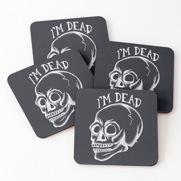 Item preview, Moonlight Retro Skull - I'm Dead designed and sold by The White Bat.