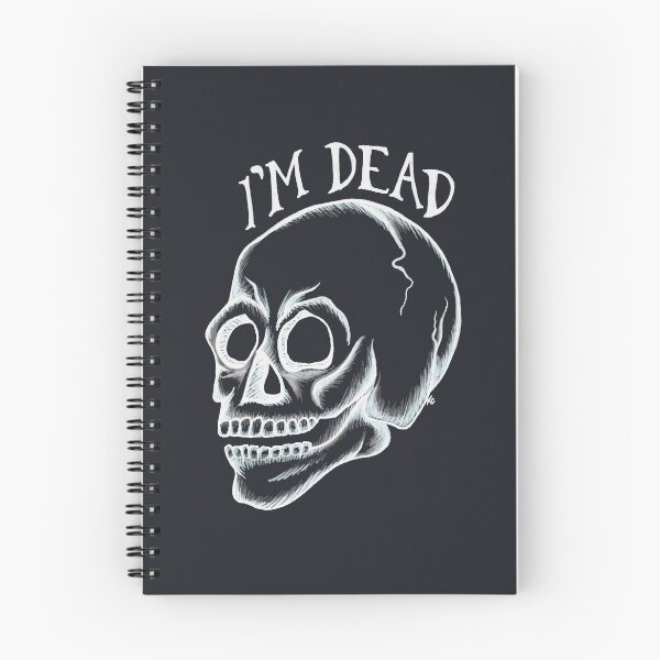 Item preview, Moonlight Retro Skull - I'm Dead designed and sold by The White Bat.
