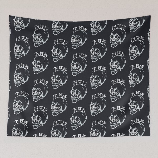 Item preview, Moonlight Retro Skull - I'm Dead designed and sold by The White Bat.