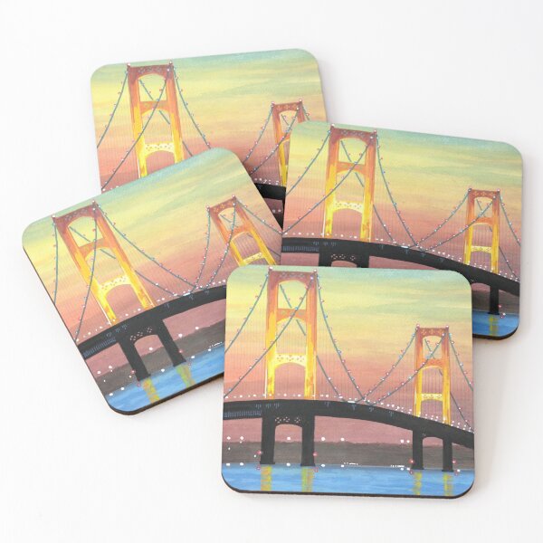 Item preview, Mackinaw bridge  designed and sold by Ronald Mastrogiovanni.