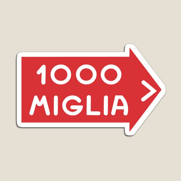 Item preview, Logo de course 1000 Miglia designed and sold by KarmaRoots.