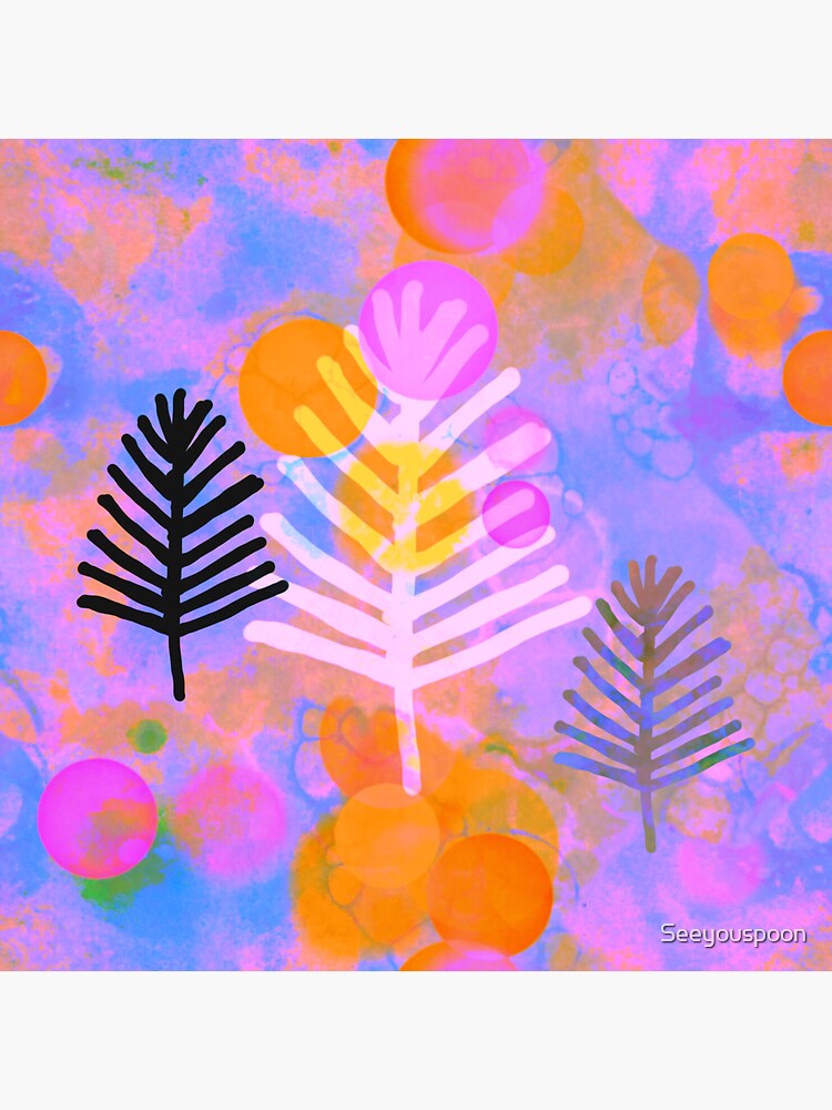 "Trees" Sticker by Seeyouspoon Redbubble