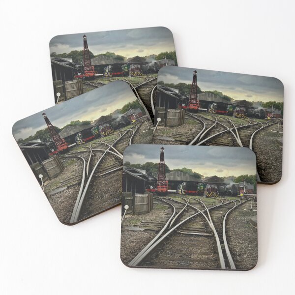 Item preview, Evening at the Engine Sheds, Nene Valley Railway designed and sold by Rebecca Woods.