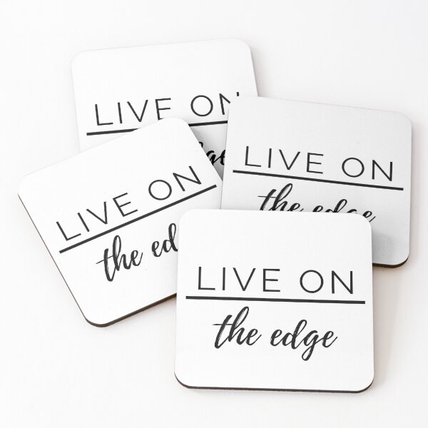 Item preview, Live on the edge - Motivational quotes designed and sold by GaterStitch.