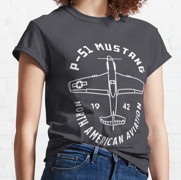 P-51 Mustang Emblem Classic T-Shirt