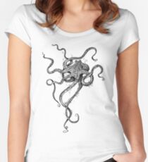 Octopus Fitted Scoop T-Shirt