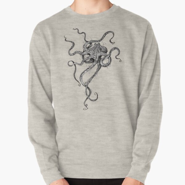 Octopus Tentacles Zip Up Hoodie Sweatshirt