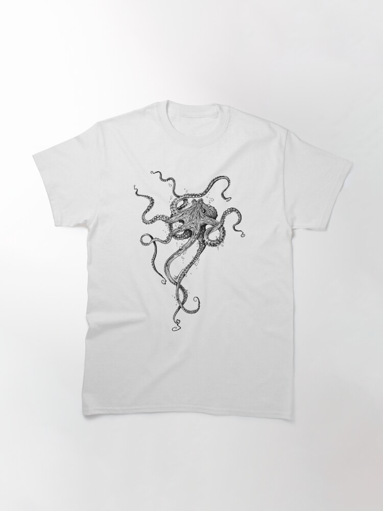 Thumbnail 3 of 7, Classic T-Shirt, Octopus designed and sold by taojb.