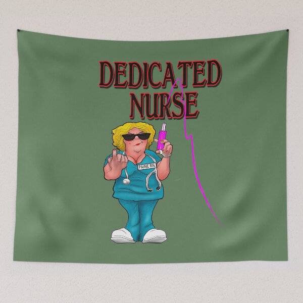Item preview, Dedicated Nurse, Nurse Giving a Shot, this nurse needs a shot designed and sold by ronnieyoung.