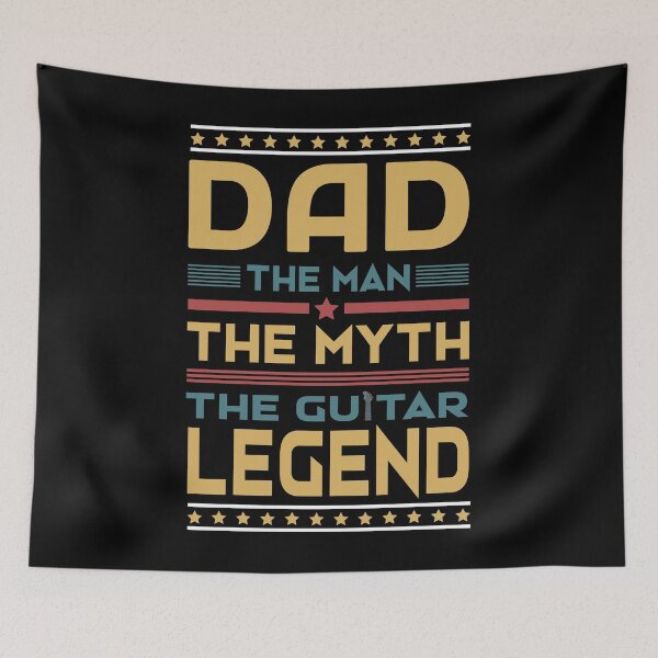 Item preview, Dad The Man The Myth The Guitar Legend designed and sold by Aminepop.