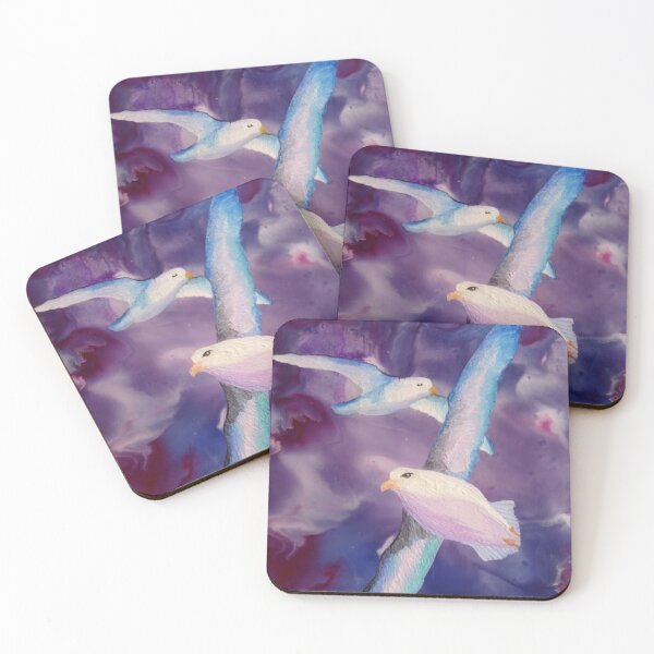 Item preview, Seagull Storm Encaustic Art designed and sold by Wendy Usher.