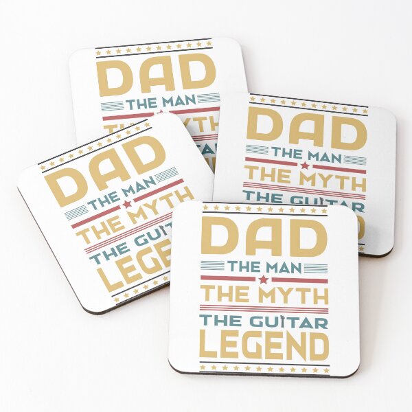Item preview, Dad The Man The Myth The Guitar Legend designed and sold by Aminepop.