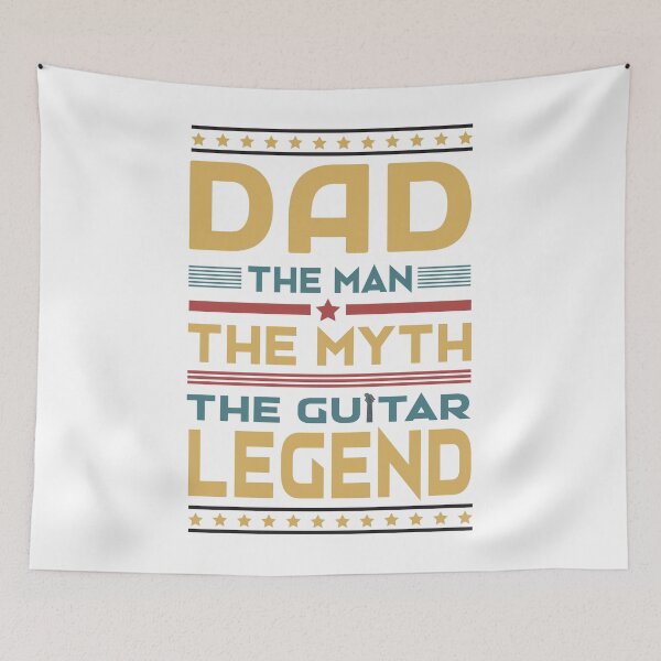 Item preview, Dad The Man The Myth The Guitar Legend designed and sold by Aminepop.