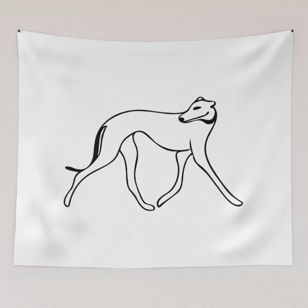 Item preview, Minimalist greyhound  designed and sold by Edekad.
