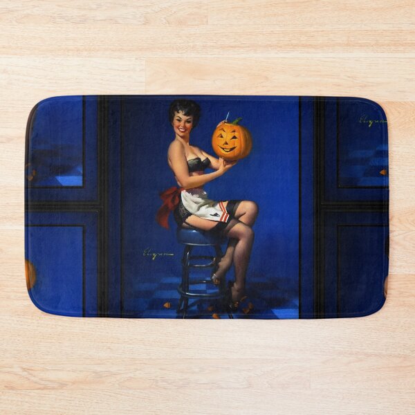 Item preview, Halloween Pin-up by Gil Elvgren Pin-Up Girl Vintage Artwork designed and sold by Xzendor7 Digital Art Creations.