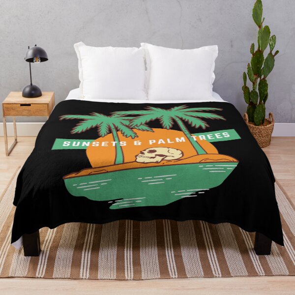 Item preview, Sunset & Palm Trees designed and sold by PureGeometry.
