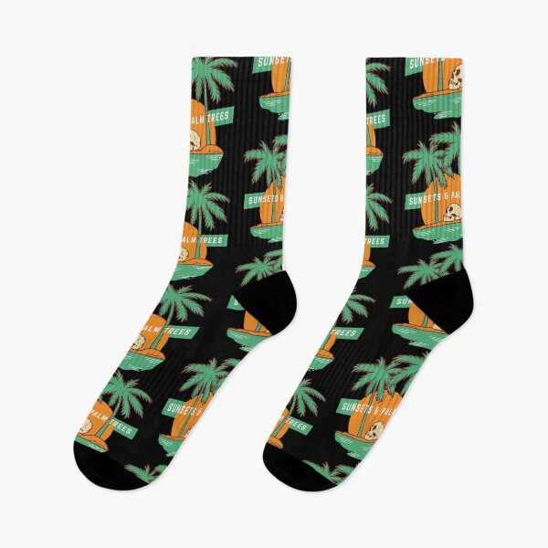 Item preview, Sunset & Palm Trees designed and sold by PureGeometry.