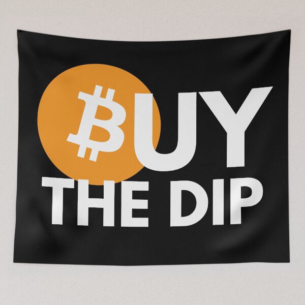 Item preview, Buy the Dip - Bitcoin - Cryto Clothes designed and sold by Jamiecsmith1986.