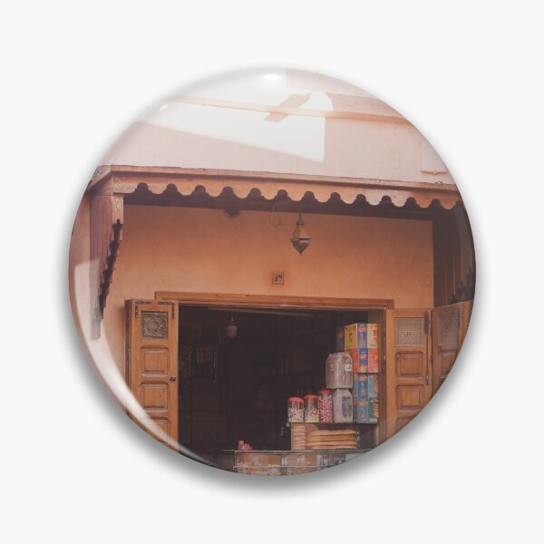 Item preview, small shop of Marrakech souks market designed and sold by Morocco Marrakech Photo Prints.