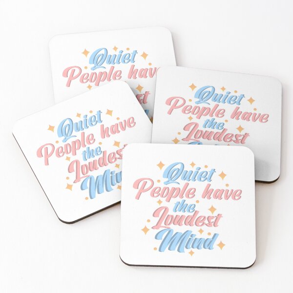 Item preview, quiet people have the loudest mind designed and sold by MeIanie.