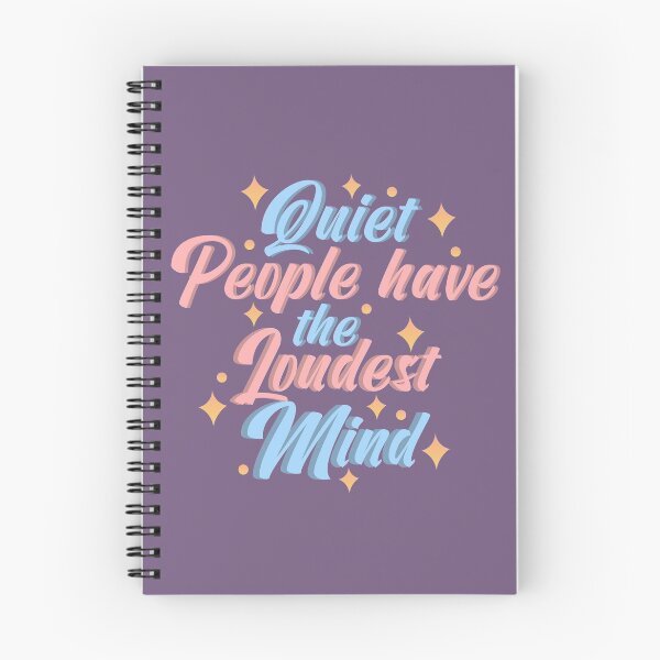 Item preview, quiet people have the loudest mind designed and sold by MeIanie.