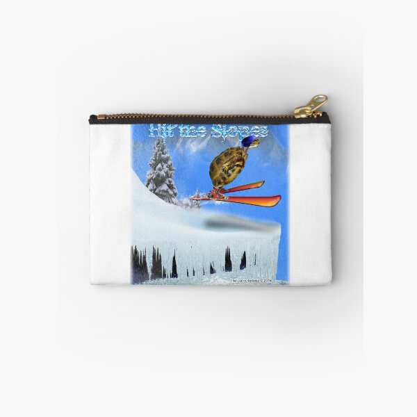 Item preview, Tortoise Skiing on a Mountain designed and sold by LuckyTortoise.