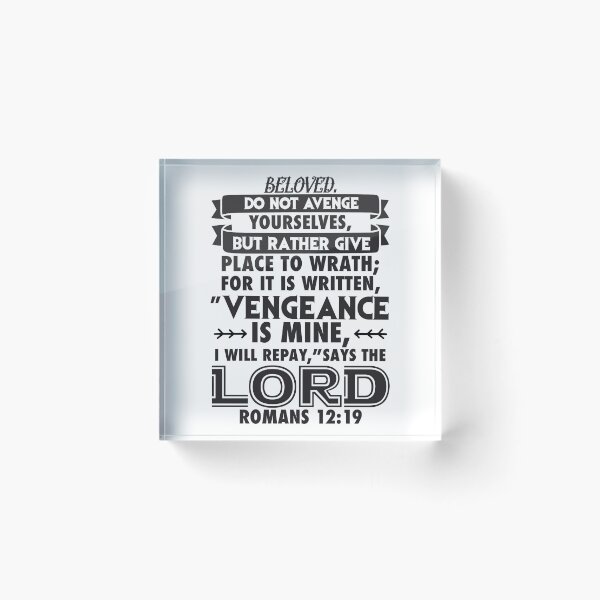 Item preview, Romans 12:19 designed and sold by plushism.
