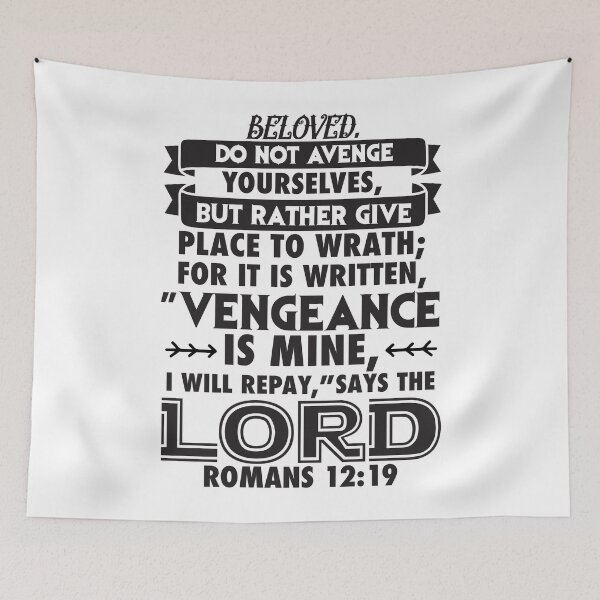 Item preview, Romans 12:19 designed and sold by plushism.