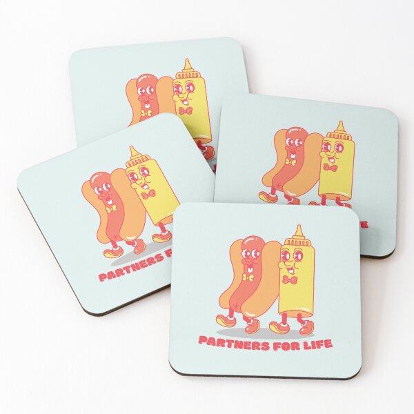 Item preview, HOTDOG AND MUSTARD BEST PAERTNERS CLASIC T-SHIRT designed and sold by Seimbangseirama.