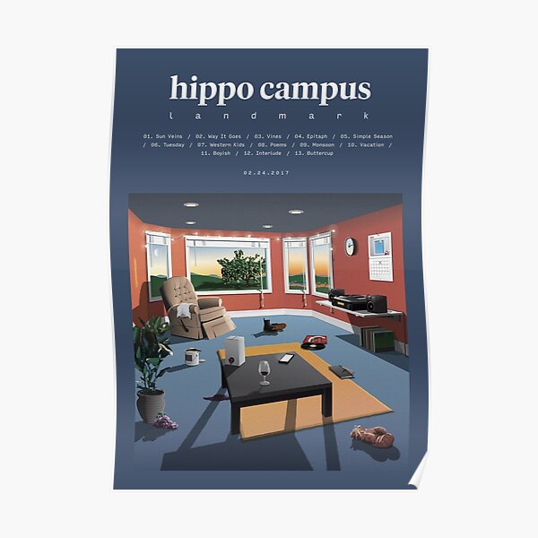 Hippo Campus - Landmark (2017) Musikalbum Cover Poster Poster