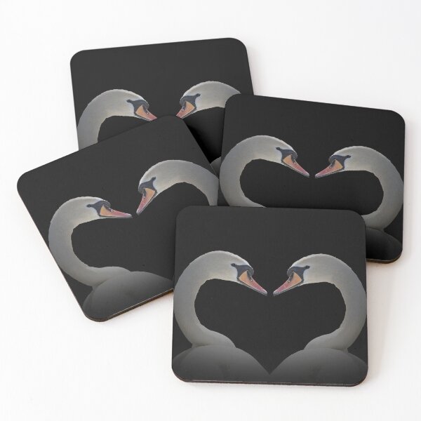 Item preview, Two Swans Heart designed and sold by habilephoto.