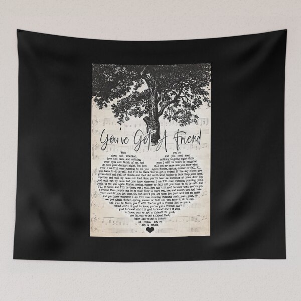 Item preview, You Got A Friend Lyrics - Carole King designed and sold by DebraGiftShop.