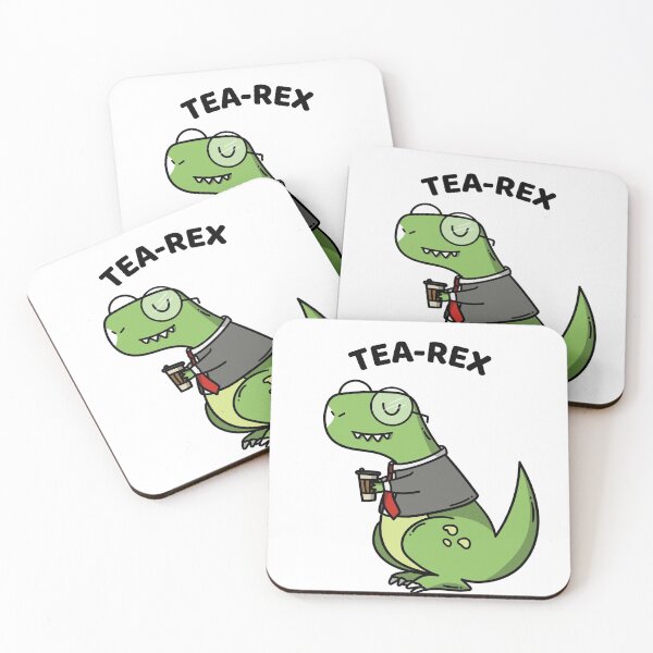 Item preview, Tea-rex pun designed and sold by  Any Mood Designs.