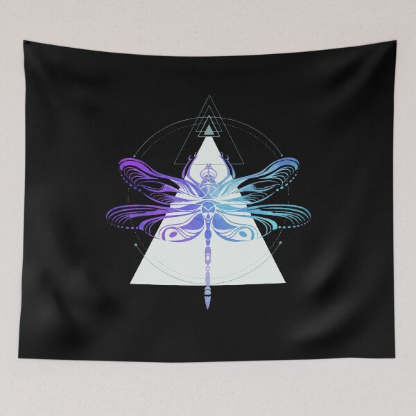 Item preview, Dragon Fly - Insect Nature Geometric designed and sold by Dressed For  Duty.
