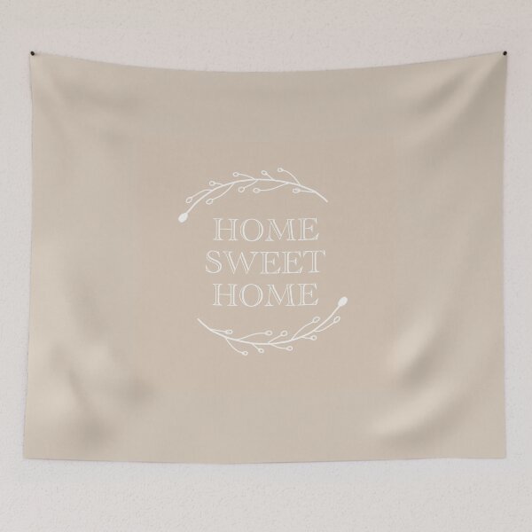 Item preview, Home sweet home Beige nude design designed and sold by ZRGraphics.