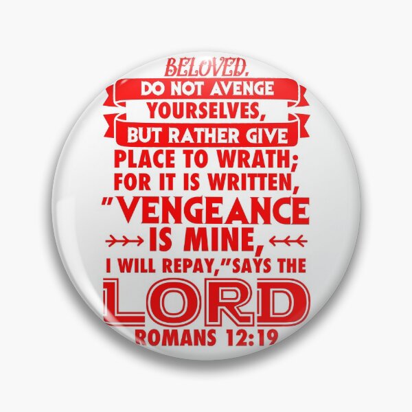 Item preview, Romans 12:19 designed and sold by plushism.