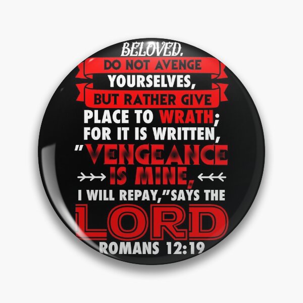 Item preview, Romans 12:19 designed and sold by plushism.